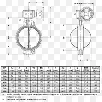 技术制图产品线设计角晶圆蝶阀安装-空若网 技术制图产品线设计角晶圆蝶阀安装-空若网