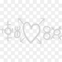 数字心牌角图案-水彩晕染-空若网 数字心牌角图案-水彩晕染-空若网