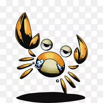 螃蟹剪贴画十足类昆虫卡通-螃蟹-空若网 螃蟹剪贴画十足类昆虫卡通-螃蟹-空若网