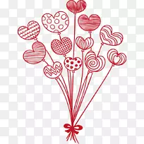 生日气球女孩形象贺卡及便条卡-生日-空若网 生日气球女孩形象贺卡及便条卡-生日-空若网