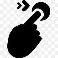 剪贴画手指产品设计线-向右滑动-空若网 剪贴画手指产品设计线-向右滑动-空若网