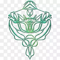 叶剪贴画对称图案线-叶-空若网 叶剪贴画对称图案线-叶-空若网