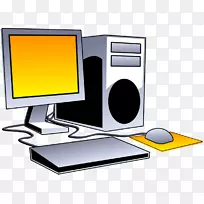 台式电脑剪贴画-电脑-空若网 台式电脑剪贴画-电脑-空若网
