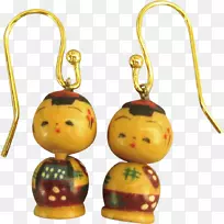 金垂耳环项链蝴蝶耳环首饰手绘古董首饰-空若网 金垂耳环项链蝴蝶耳环首饰手绘古董首饰-空若网