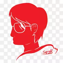 耳夹艺术插图眼镜鼻子-空若网 耳夹艺术插图眼镜鼻子-空若网