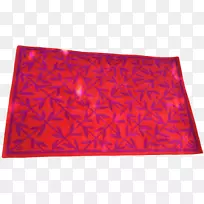 放置垫子长方形丝绸图案橙色S.A。-空若网 放置垫子长方形丝绸图案橙色S.A。-空若网