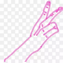 手指和平图形图像-机器人手绘艺术-空若网 手指和平图形图像-机器人手绘艺术-空若网