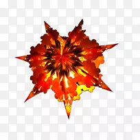 枫叶对称橙色S.A.-空若网 枫叶对称橙色S.A.-空若网