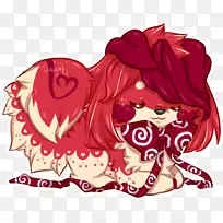 插画艺术爱情人节花-每天-空若网 插画艺术爱情人节花-每天-空若网