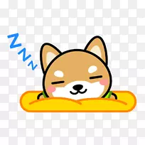 贴纸猫卡通插画-2018年可爱的狗-空若网 贴纸猫卡通插画-2018年可爱的狗-空若网