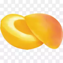 杏卡通画-桃子切片PNG图像-空若网 杏卡通画-桃子切片PNG图像-空若网