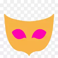 剪贴画插画肉食动物线鼻子-戏剧符号-空若网 剪贴画插画肉食动物线鼻子-戏剧符号-空若网