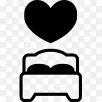 剪贴画线爱我的生活黑色m-黄色床图标-空若网 剪贴画线爱我的生活黑色m-黄色床图标-空若网
