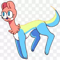 剪贴画马卡通手指线艺术-马-空若网 剪贴画马卡通手指线艺术-马-空若网