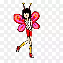 插画鞋夹艺术仙女昆虫-空若网 插画鞋夹艺术仙女昆虫-空若网