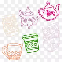 餐具设计png图片瓶杯餐具-空若网 餐具设计png图片瓶杯餐具-空若网