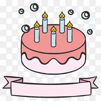 生日蛋糕图形插图食品装饰蛋糕-空若网 生日蛋糕图形插图食品装饰蛋糕-空若网