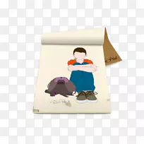 白板动画学生卡通插画-杰克保罗-空若网 白板动画学生卡通插画-杰克保罗-空若网