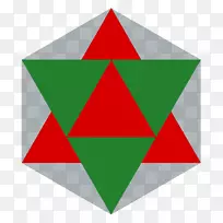 星状八面体三角形数学刻划-三角形-空若网 星状八面体三角形数学刻划-三角形-空若网