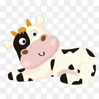 牛毛绒动物和可爱的玩具夹艺术图案鼻子-ASL牛奶-空若网 牛毛绒动物和可爱的玩具夹艺术图案鼻子-ASL牛奶-空若网