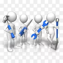 PowerPoint动画建筑工人演示文稿-空若网 PowerPoint动画建筑工人演示文稿-空若网