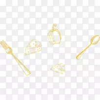 耳环体首饰产品设计.叉子-空若网 耳环体首饰产品设计.叉子-空若网