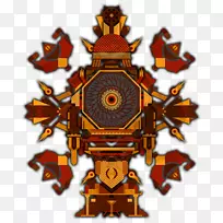 布谷鸟钟对称图案橙色S.A.-世界自然基金会-空若网 布谷鸟钟对称图案橙色S.A.-世界自然基金会-空若网