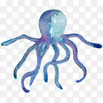 章鱼水彩画卡通图像png图片.推荐-空若网 章鱼水彩画卡通图像png图片.推荐-空若网