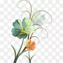 花卉设计水彩画-春天-空若网 花卉设计水彩画-春天-空若网