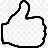 剪贴画线手指-赞图标-空若网 剪贴画线手指-赞图标-空若网