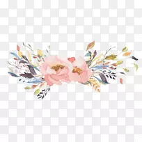 水彩花卉水彩画花艺剪贴画水彩画叶-空若网 水彩花卉水彩画花艺剪贴画水彩画叶-空若网