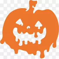 剪贴画插图南瓜字符橙色S.A。-空若网 剪贴画插图南瓜字符橙色S.A。-空若网