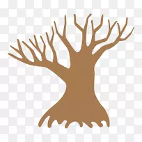 剪贴画手指线鹿角-空若网 剪贴画手指线鹿角-空若网