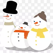 剪贴画雪人-空若网 剪贴画雪人-空若网