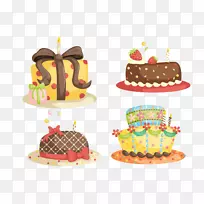 巧克力蛋糕纸杯蛋糕图形剪贴画插图装饰蛋糕-空若网 巧克力蛋糕纸杯蛋糕图形剪贴画插图装饰蛋糕-空若网