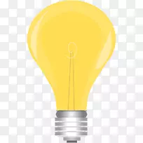 黄色白炽灯泡橙色绿色照明图案-空若网 黄色白炽灯泡橙色绿色照明图案-空若网
