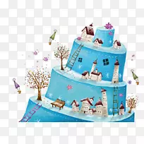 生日蛋糕甜点茶-在房子里-空若网 生日蛋糕甜点茶-在房子里-空若网