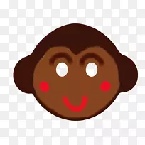 鼻夹艺术食物嘴-女孩猴子面具-空若网 鼻夹艺术食物嘴-女孩猴子面具-空若网