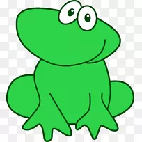 青蛙和蟾蜍夹持艺术.绿色剪贴画-空若网 青蛙和蟾蜍夹持艺术.绿色剪贴画-空若网