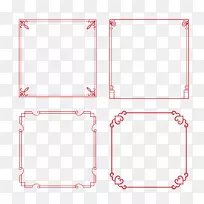 png图片adobe Photoshop设计图片红色格子边框-空若网 png图片adobe Photoshop设计图片红色格子边框-空若网