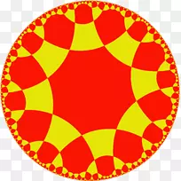 双曲平面对称双曲几何四边形拼接均匀倾斜-空若网 双曲平面对称双曲几何四边形拼接均匀倾斜-空若网