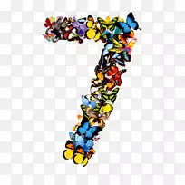 数字蝴蝶图像数字艺术-7x7-空若网 数字蝴蝶图像数字艺术-7x7-空若网