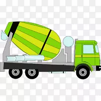 图形水泥搅拌机汽车卡车图像.施工车辆-空若网 图形水泥搅拌机汽车卡车图像.施工车辆-空若网