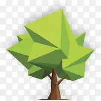 低图形多边形树图解-树-空若网 低图形多边形树图解-树-空若网