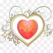 爱心剪贴画-金心-空若网 爱心剪贴画-金心-空若网