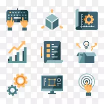 电脑图标设计剪贴画可伸缩图形-空若网 电脑图标设计剪贴画可伸缩图形-空若网