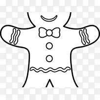 姜饼屋姜饼人着色书-水彩画-空若网 姜饼屋姜饼人着色书-水彩画-空若网