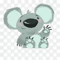 考拉绘图插图-卡通考拉-空若网 考拉绘图插图-卡通考拉-空若网