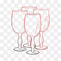 酒杯香槟玻璃制品剪贴画-空若网 酒杯香槟玻璃制品剪贴画-空若网