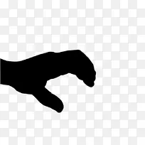 剪贴画手指轮廓线动物-空若网 剪贴画手指轮廓线动物-空若网